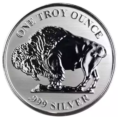 1 oz Silver Buffalo Round Type 1 (3)