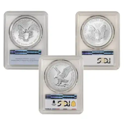 1 oz Silver Eagle PCGS MS-70 (Year Varies) [DUPLICATE for #303559] (2)