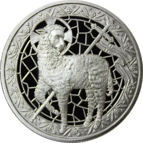 1 oz Silver Round Lamb of God (4)