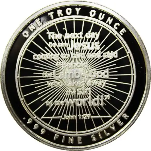 1 oz Silver Round Lamb of God (5)