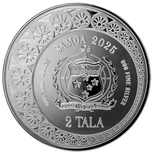2025 1 oz Samoan - Mermaid & Pearl Silver Coin (3)