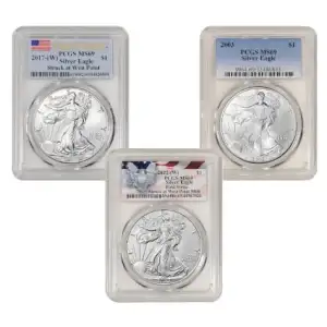 1 oz Silver Eagle PCGS MS-70 (Year Varies) [DUPLICATE for #303559]