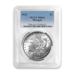 Morgan Dollar (1921) - PCGS - MS63