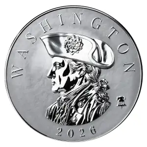 2026 5 oz Samoan - Commander Washington Silver Coin (2)